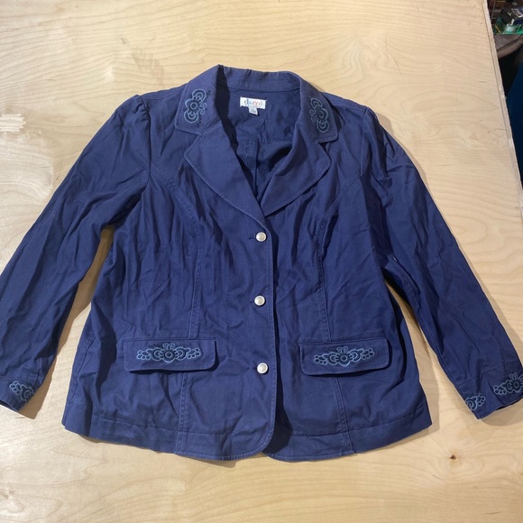 Denim & Company Blazer 1X (KD) - Picture 5 of 16